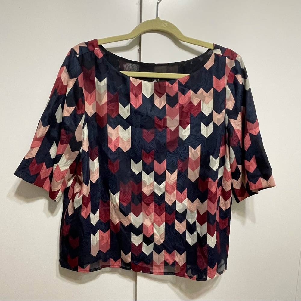 EUC Ann Taylor Petite Large blouse